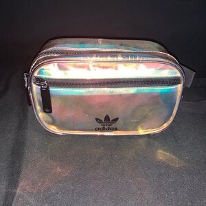 Adidas Iridescent Hip Pack - Holographic Silver